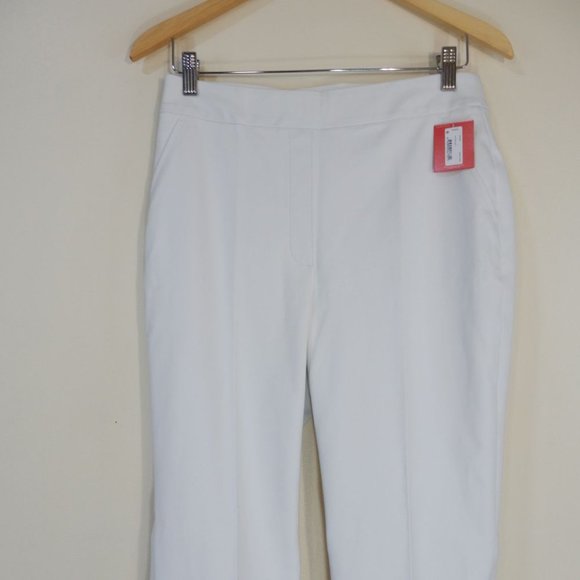 SPANX On-The-Go Kick Flare Pull-on PANTS Size XL Tall White Stretch NEW 20373T - Picture 8 of 13